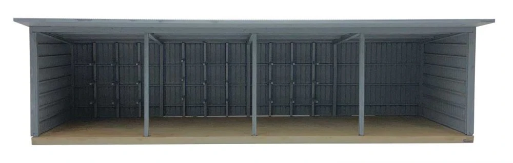 Walthers Cornerstone Machinery Storage Shed -- Kit - 9-3/4 X 4-1/2 X 2-3/4" 24.7 X 11.4 X 6.9cm - 2 Walthers Cornerstone Machinery Storage Shed -- Kit - 9-3/4 X 4-1/2 X 2-3/4" 24.7 X 11.4 X 6.9cm - - Image 2