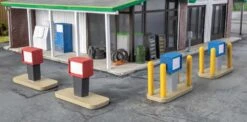 Walthers Cornerstone Gas Station Details -- Kit - HO