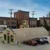 Walthers Cornerstone Converted Quonset Hut -- Kit - 6-9/16 X 2-3/4 X 2-1/8" - HO
