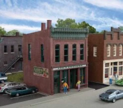 Walthers Cornerstone Lee's Grocery Store -- Kit - 3-1/2 X 4-1/4 X 4-5/8" - HO