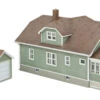 Walthers Cornerstone Updated American Bungalow With Single Car Garage -- Kit - HO