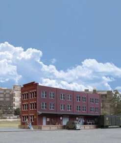 Walthers Cornerstone Trackside Post Office -- Kit - 13-1/8 X 4-1/2 X 6-3/8" 32.8 X 11.2 X 15.9cm