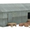 Walthers Cornerstone Brickworks Storage Building -- Kit - 9 X 4-1/4 X 3-1/2" 22.5 X 10.6 X 8.7cm