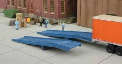 Walthers Cornerstone Transload Loading Ramps -- Kit - 4-13/16 X 1-1/16 X 7/16" 12.2 X 2.6 X 1.1cm