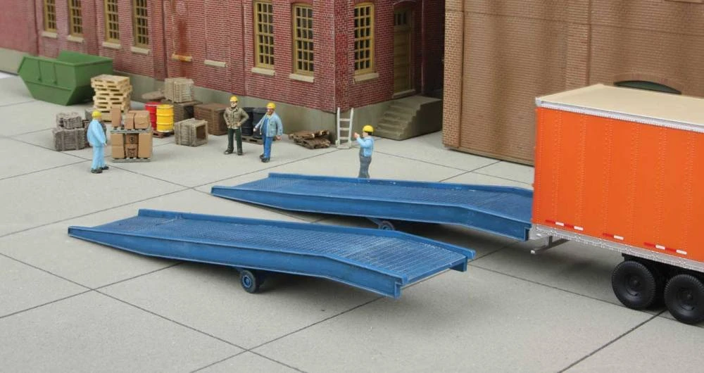 Walthers Cornerstone Transload Loading Ramps -- Kit - 4-13/16 X 1-1/16 X 7/16" 12.2 X 2.6 X 1.1cm 1 Walthers Cornerstone Transload Loading Ramps -- Kit - 4-13/16 X 1-1/16 X 7/16" 12.2 X 2.6 X 1.1cm