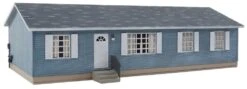 Walthers Cornerstone Modern Sectional House -- Kit - 6-7/8 X 3-5/16 X 2" 17.5 X 8.4 X 5.2cm - HO