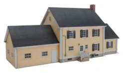Walthers Cornerstone Executive House -- Kit - 9-15/16 X 5 X 4-3/4" 25.2 X 12.7 X 12cm - HO -Model Train Toys lg933 4154 2