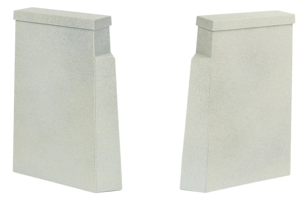 Walthers Cornerstone Single-Track Railroad Bridge Concrete Piers Pkg(2) -- Kit - 5-1/8 X 1-1/8 X 3 1 Walthers Cornerstone Single-Track Railroad Bridge Concrete Piers Pkg(2) -- Kit - 5-1/8 X 1-1/8 X 3