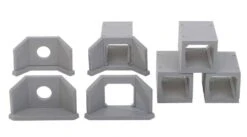 Walthers Cornerstone Concrete Culverts -- Kit - 1-1/2 X 1/2 X 13/16" 3.8 X 1.2 X 2cm - HO