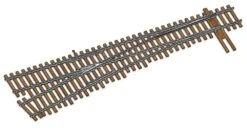 Walthers Track Code 100 Nickel Silver DCC-Friendly #6 Turnout -- Left Hand - HO