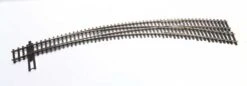Walthers Track Code 83 Nickel Silver DCC-Friendly Curved Turnout - 20 And 24" Radii -- Right Hand
