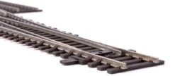 Walthers Track Code 83 Nickel Silver DCC Friendly Number 6 Single Crossover Turnout -- Right Hand -Model Train Toys lg948 83076 2