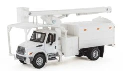 Walthers SceneMaster International? 4300 2-Axle Truck With Tree Trimmer Body - Assembled -- White