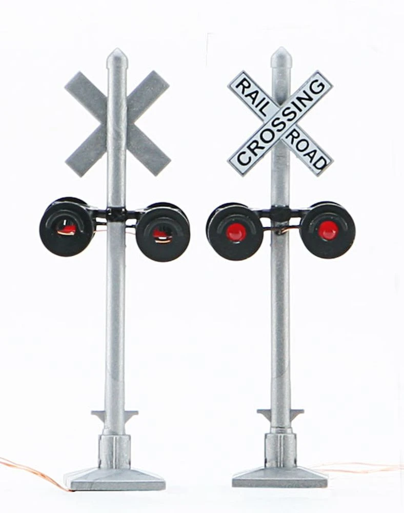 Walthers SceneMaster Crossing Flashers W/Relay Box -- Set Of 2 Working Signals (Use With #949-4359 1 Walthers SceneMaster Crossing Flashers W/Relay Box -- Set Of 2 Working Signals (Use With #949-4359