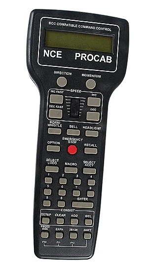 NCE Deluxe Master ProCab? ProCab-R - With Backlit LCD & 916 MHz Radio Installed 1 NCE Deluxe Master ProCab? ProCab-R - With Backlit LCD & 916 MHz Radio Installed