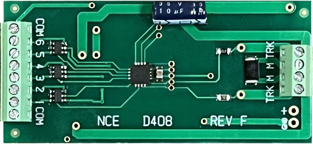 NCE 4 Amp, 9 Function - D408SR 1 NCE 4 Amp, 9 Function - D408SR