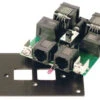 NCE UTP-CAT5 Fascia Panel With 2 CAT RJ45 Sockets On Back