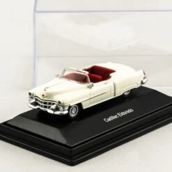 Schuco 1953 Cadillac Eldorado White W/Red - HO
